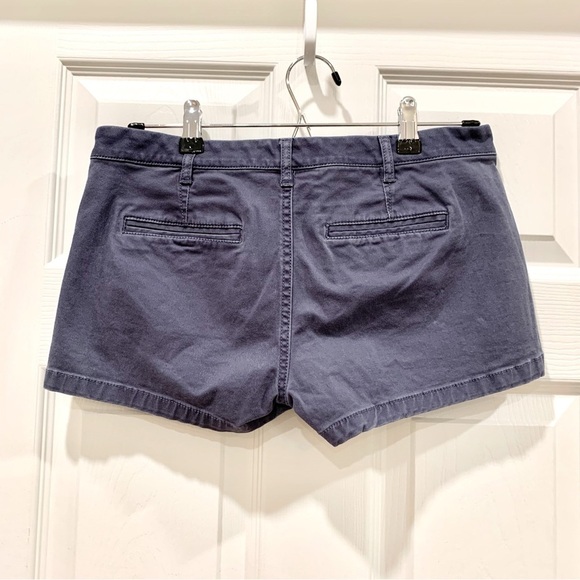 EXPRESS Denim Blue Cotton Low-Rise Short Shorts - Picture 2 of 3